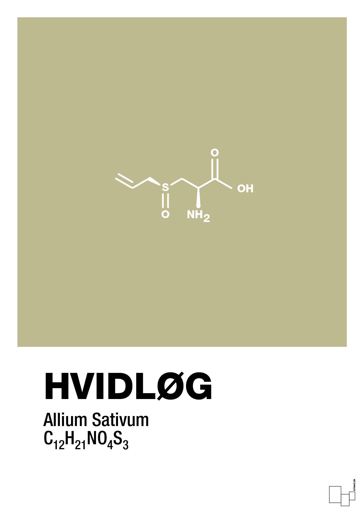 plakat: hvidløg - back to nature-Kemi-A1two3