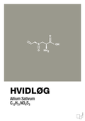 plakat: hvidløg - battleship gray-Kemi-A1two3