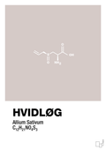 plakat: hvidløg - broken beige-Kemi-A1two3