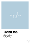 plakat: hvidløg - heavenly blue-Kemi-A1two3