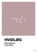 plakat: hvidløg - light rose-Kemi-A1two3