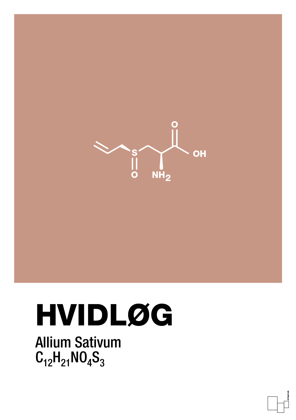 plakat: hvidløg - powder-Kemi-A1two3