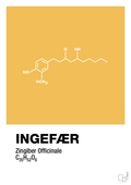 plakat: ingefær - honeycomb-Kemi-A1two3
