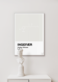 plakat: ingefær - light rose-Kemi-A1two3