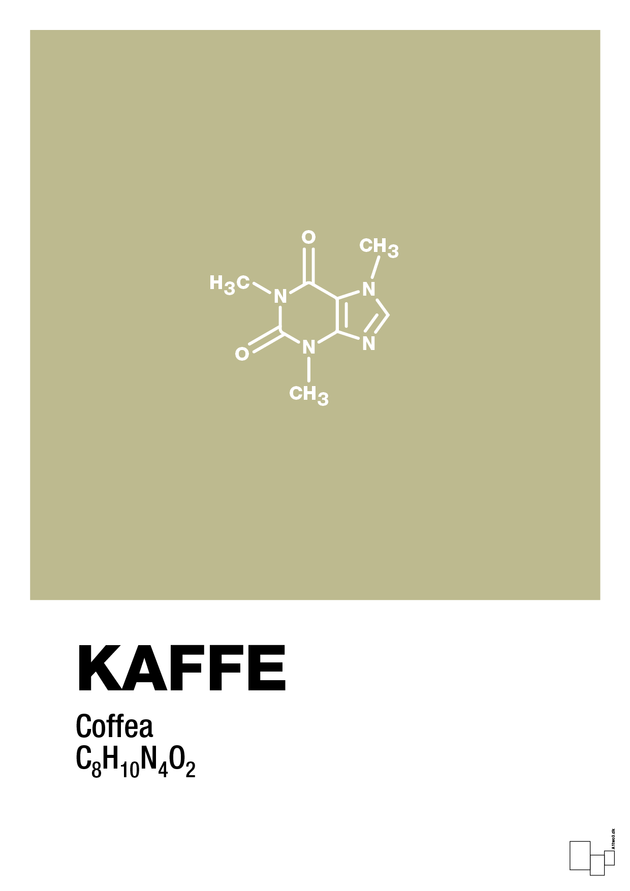 plakat: kaffe - back to nature-Kemi-A1two3