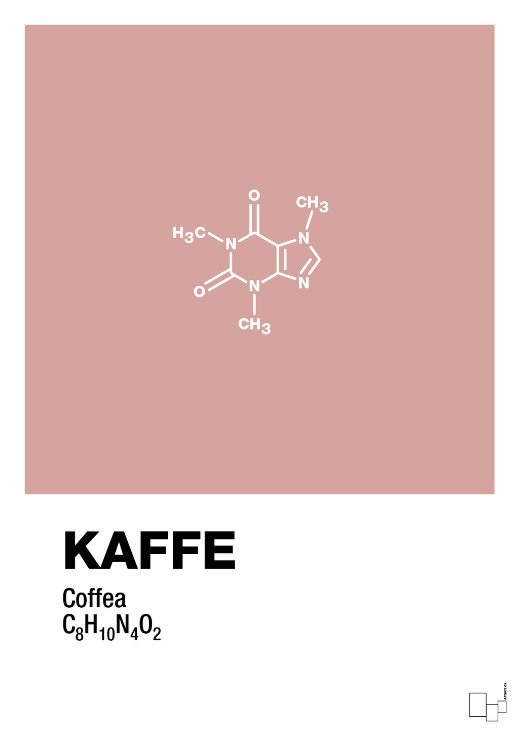 plakat: kaffe - bubble shell-Kemi-A1two3
