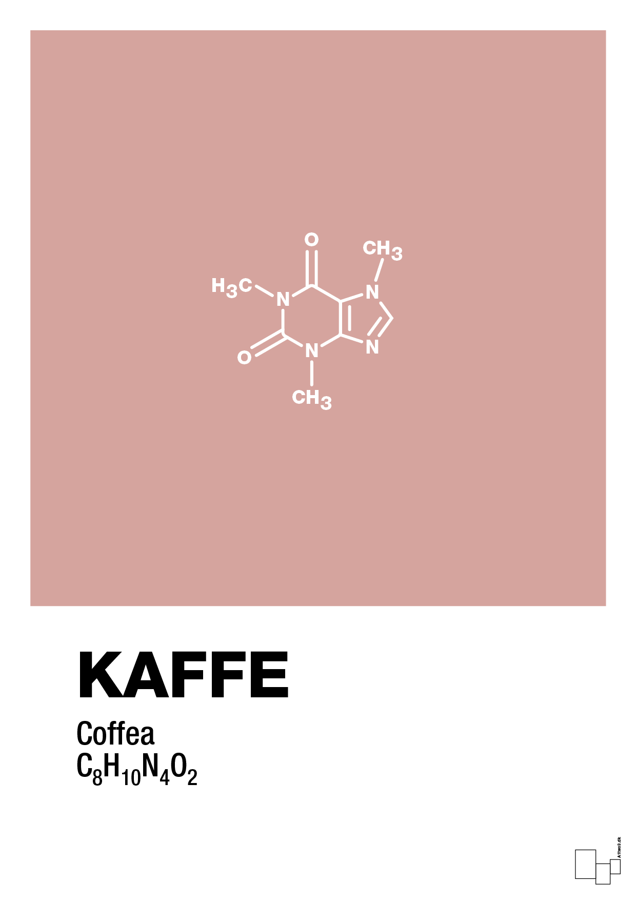 plakat: kaffe - bubble shell-Kemi-A1two3