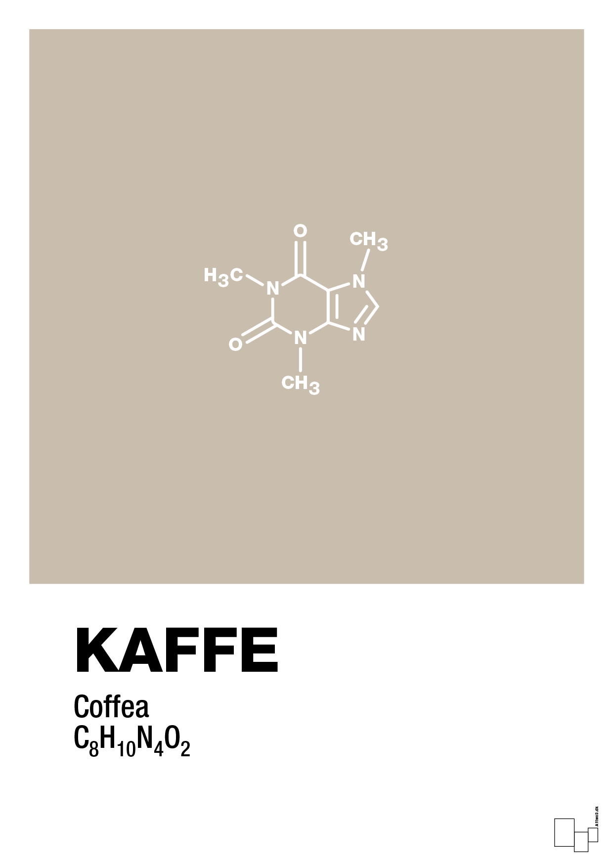 plakat: kaffe - creamy mushroom-Kemi-A1two3