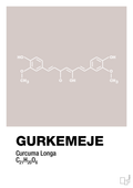 plakat: gurkemeje - broken beige-Kemi-A1two3
