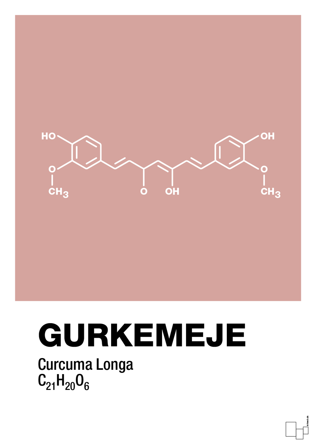 plakat: gurkemeje - bubble shell-Kemi-A1two3