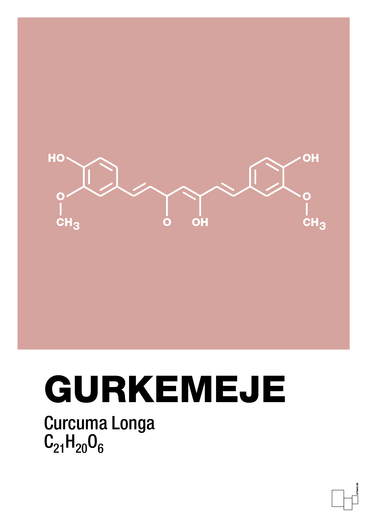 plakat: gurkemeje - bubble shell-Kemi-A1two3
