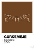 plakat: gurkemeje - dark brown-Kemi-A1two3