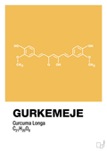plakat: gurkemeje - honeycomb-Kemi-A1two3
