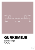 plakat: gurkemeje - light rose-Kemi-A1two3