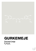plakat: gurkemeje - painters white-Kemi-A1two3