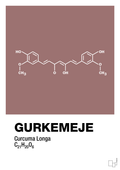plakat: gurkemeje - plum-Kemi-A1two3
