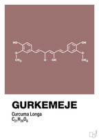 plakat: gurkemeje - plum-Kemi-A1two3