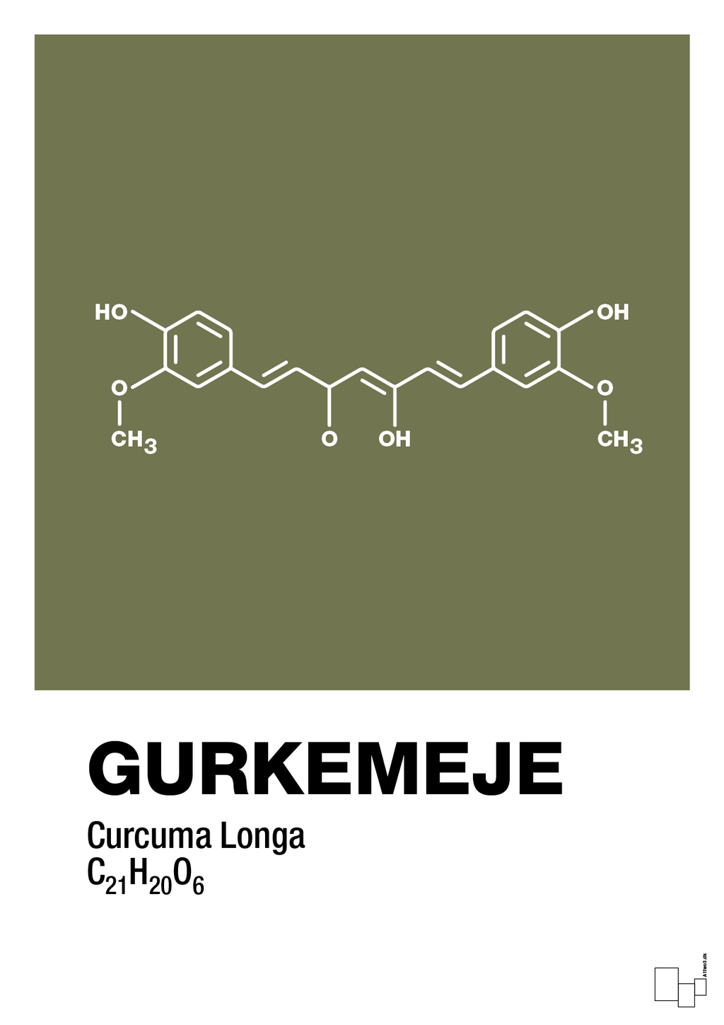 plakat: gurkemeje - secret meadow-Kemi-A1two3