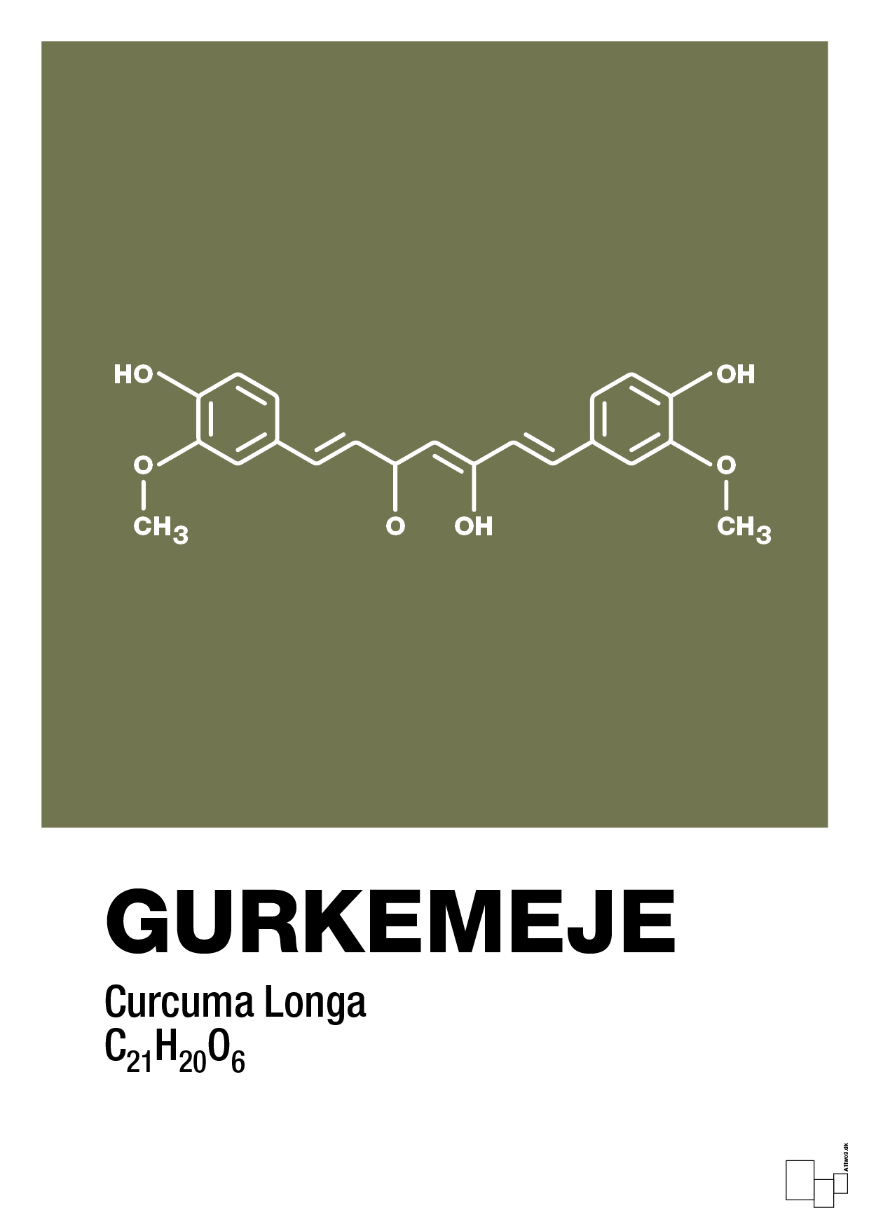 plakat: gurkemeje - secret meadow-Kemi-A1two3