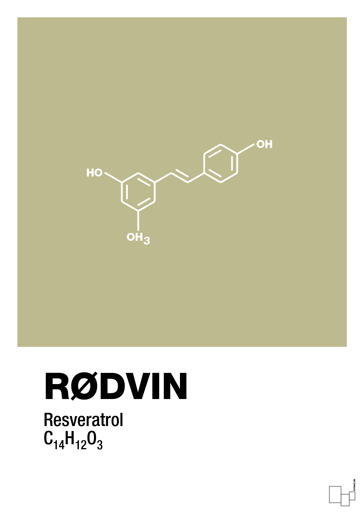 plakat: rødvin - back to nature-Kemi-A1two3