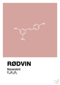plakat: rødvin - bubble shell-Kemi-A1two3