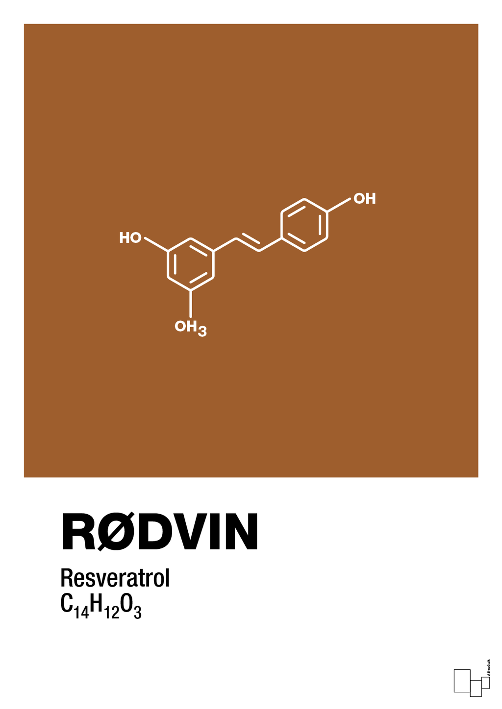 plakat: rødvin - cognac-Kemi-A1two3