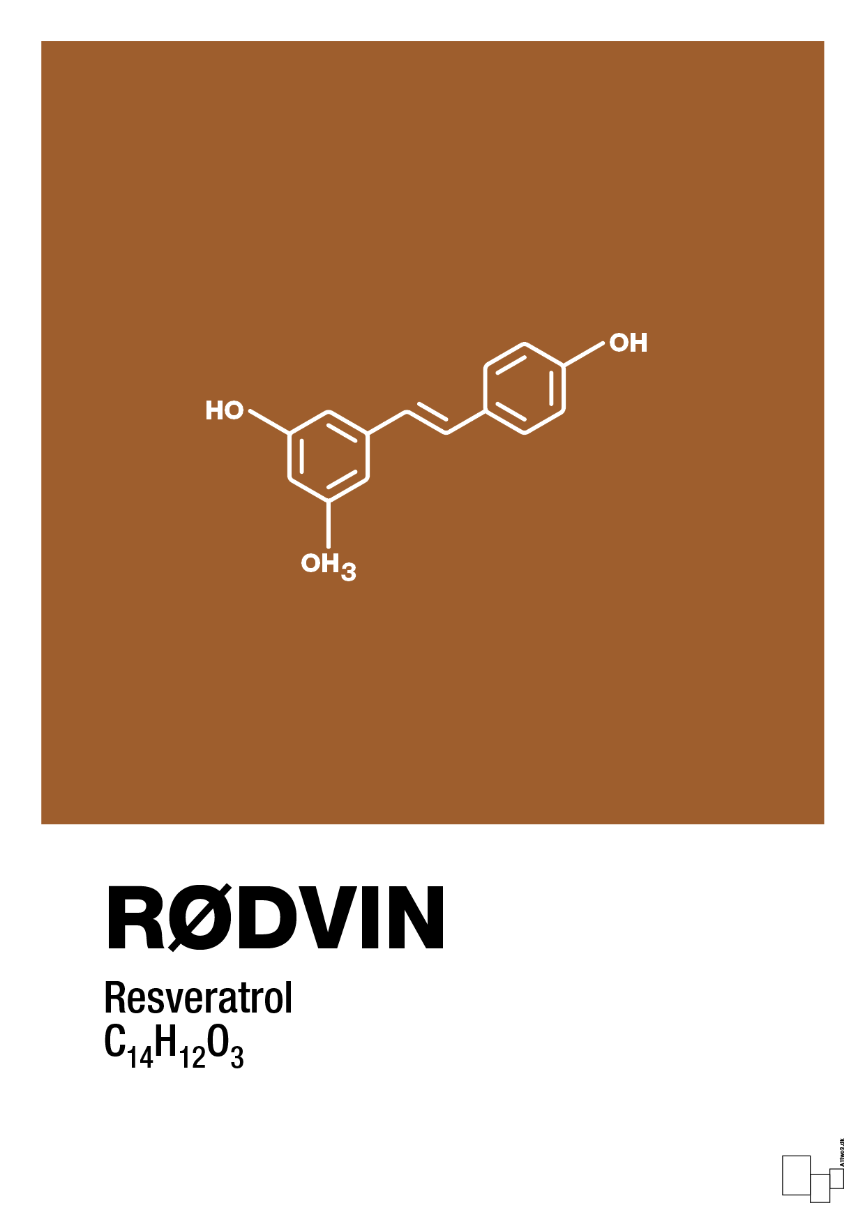 plakat: rødvin - cognac-Kemi-A1two3