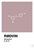 plakat: rødvin - light rose-Kemi-A1two3