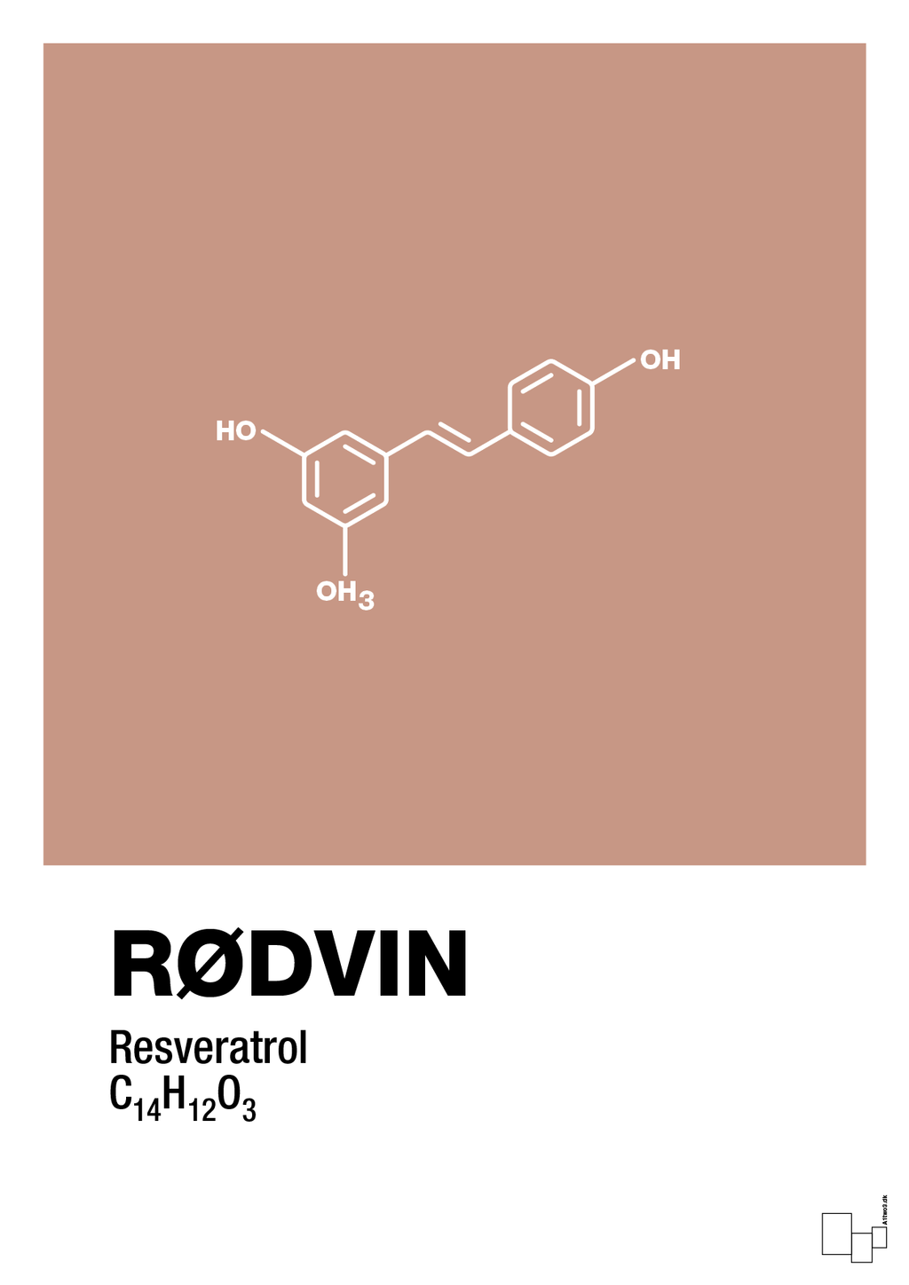 plakat: rødvin - powder-Kemi-A1two3