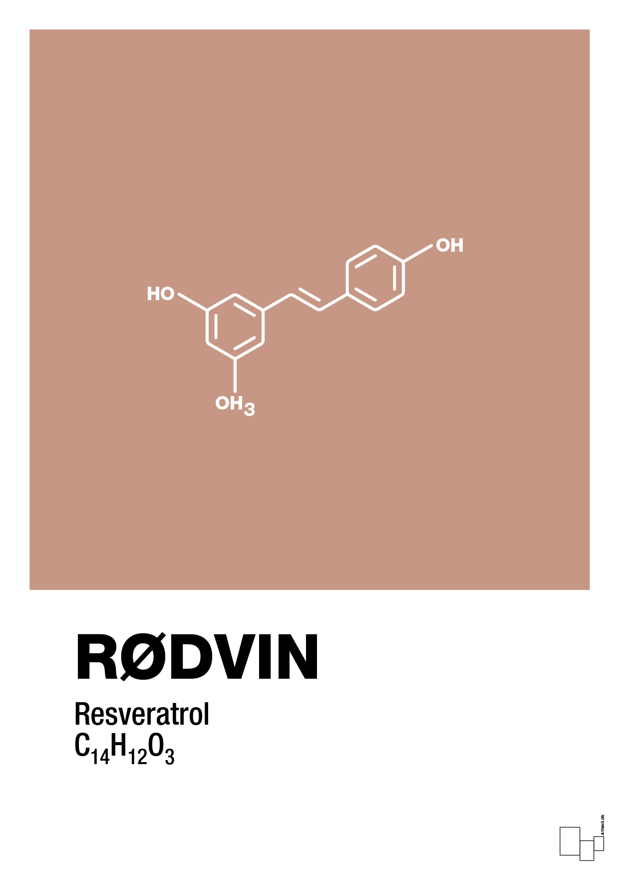 plakat: rødvin - powder-Kemi-A1two3