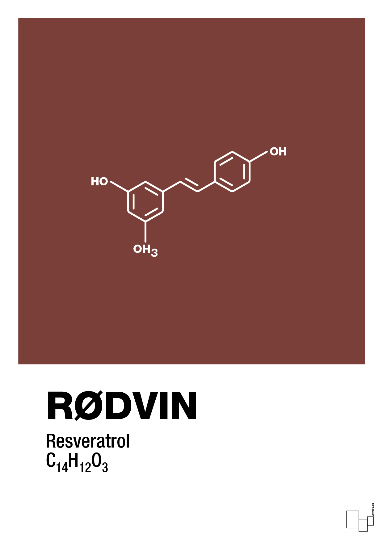 plakat: rødvin - red pepper-Kemi-A1two3