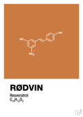 plakat: rødvin - rumba orange-Kemi-A1two3