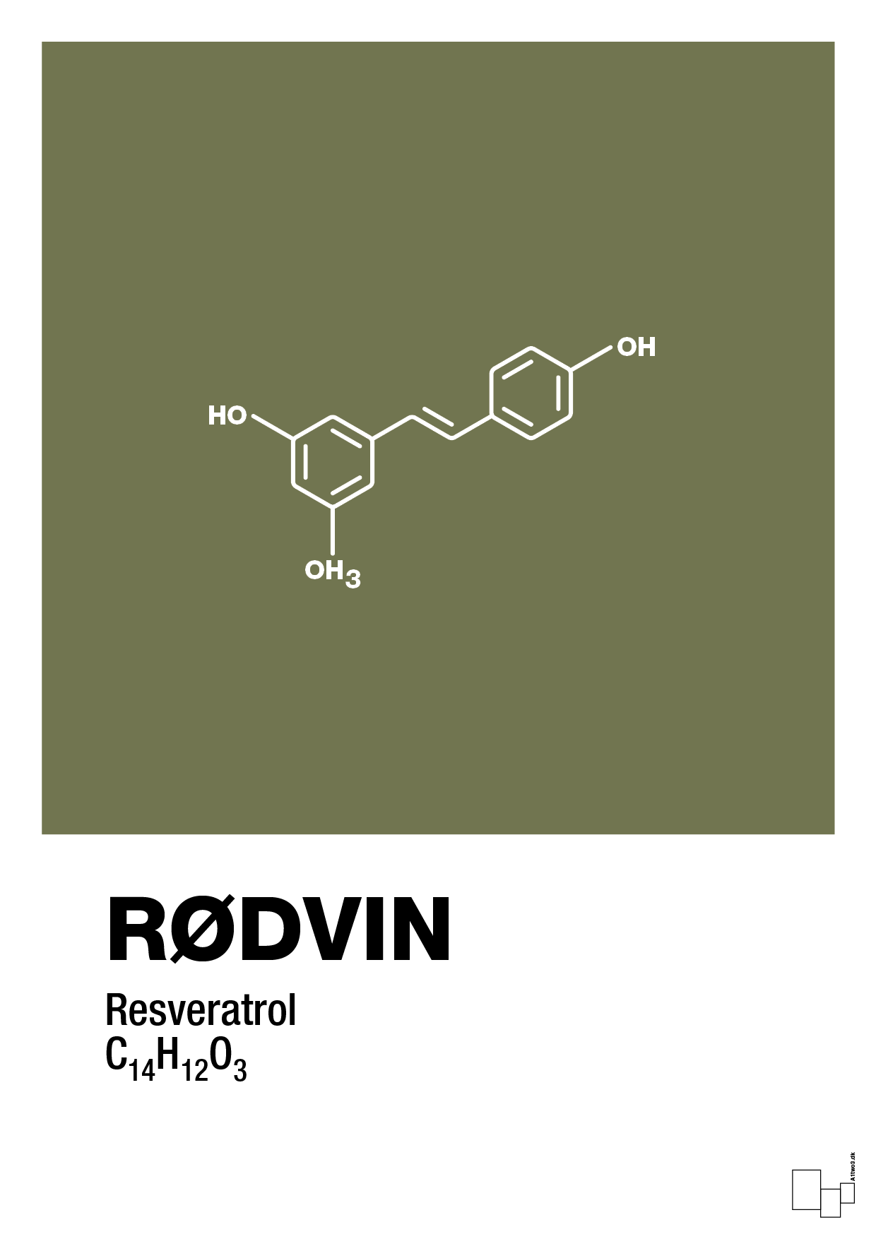 plakat: rødvin - secret meadow-Kemi-A1two3