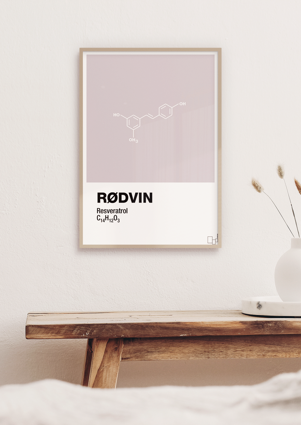 plakat: rødvin - honeycomb-Kemi-A1two3