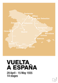 plakat: vuelta a españa 1935 - charismatic-Cykling-A1two3