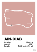 plakat: ain-diab circuit - bubble shell-Formel 1-A1two3