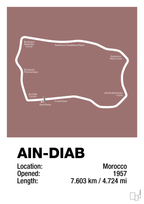 plakat: ain-diab circuit - plum-Formel 1-A1two3