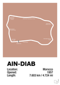 plakat: ain-diab circuit - powder-Formel 1-A1two3