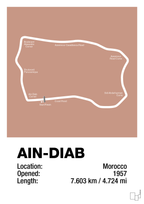 plakat: ain-diab circuit - powder-Formel 1-A1two3