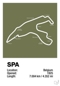 plakat: circuit de spa-francorchamps - secret meadow-Formel 1-A1two3