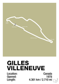 plakat: circuit gilles villeneuve - back to nature-Formel 1-A1two3