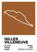 plakat: circuit gilles villeneuve - cognac-Formel 1-A1two3