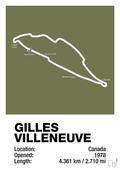 plakat: circuit gilles villeneuve - secret meadow-Formel 1-A1two3