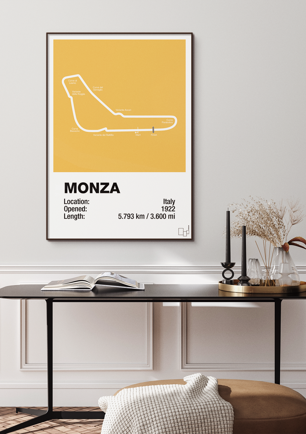 plakat: circuit monza - cider spice-Formel 1-A1two3