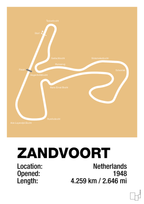 plakat: circuit zandvoort - charismatic-Formel 1-A1two3