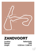 plakat: circuit zandvoort - powder-Formel 1-A1two3