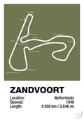 plakat: circuit zandvoort - secret meadow-Formel 1-A1two3