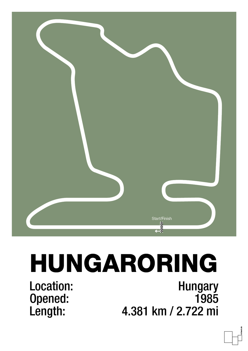 plakat: hungaroring - jade-Formel 1-A1two3