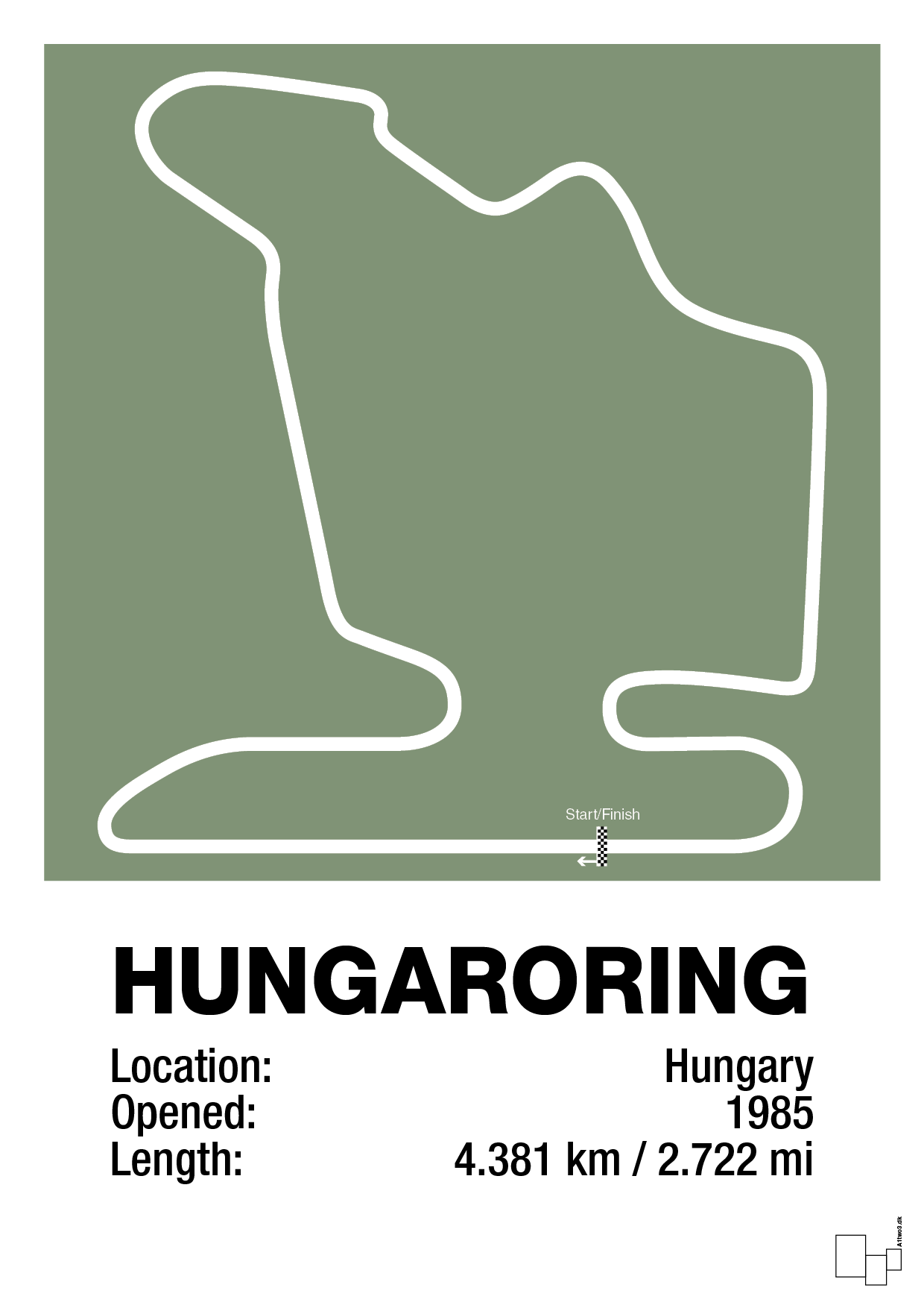 plakat: hungaroring - jade-Formel 1-A1two3