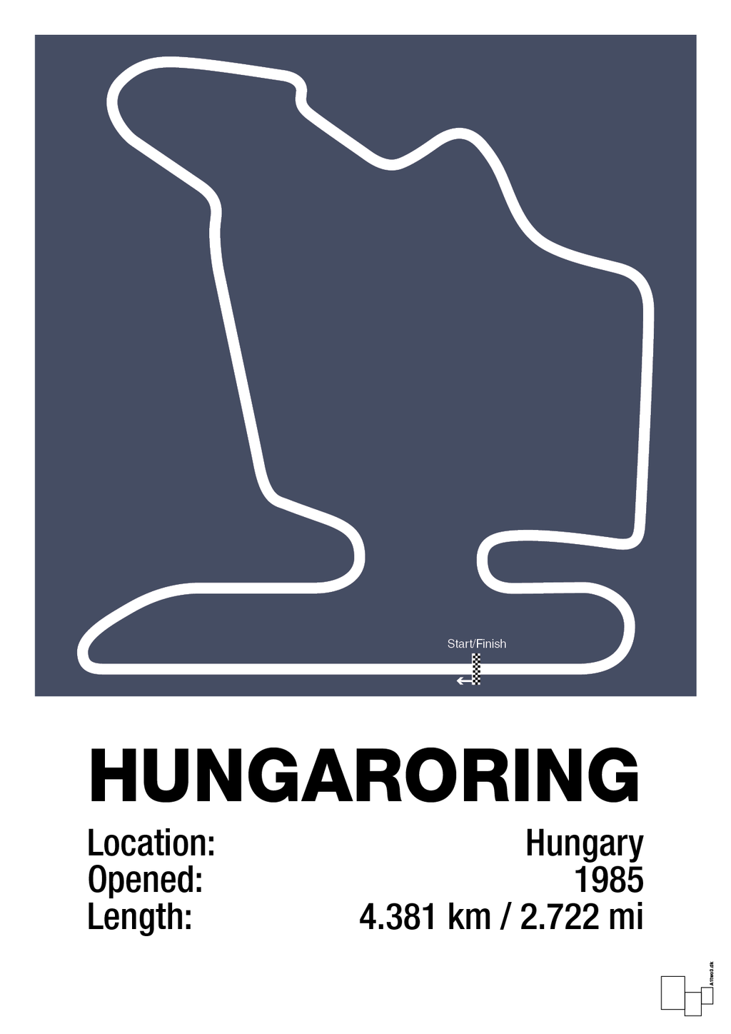 plakat: hungaroring - petrol-Formel 1-A1two3